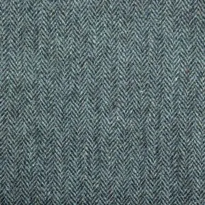 Harris Tweed Herringbone Fabric - Ocean Spray