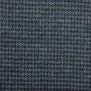 Harris Tweed Houndstooth Fabric - Ocean Spray