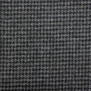 Harris Tweed Houndstooth Fabric - Slate Grey