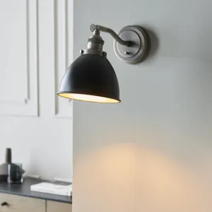 Harrison Black Wall Light