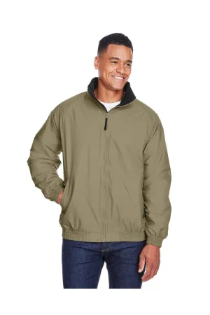 Harriton M740: Adult Fleece-Lined Nylon Jacket