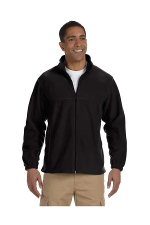 Harriton M990T: Men's Tall 8 oz. Full-Zip Fleece