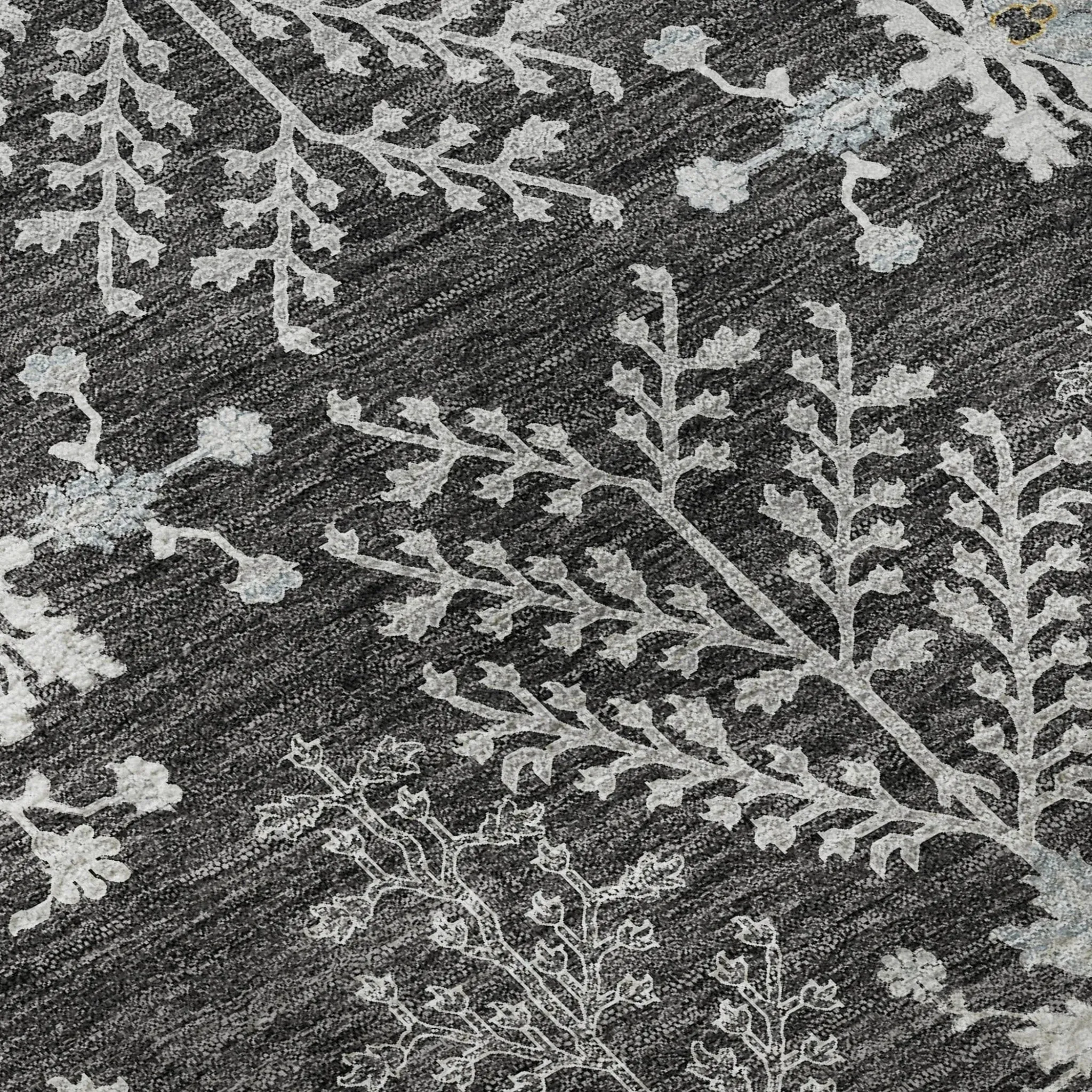 Hatay HY9 Charcoal Rug