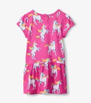 Hatley Baby Girls Unicorn Sky Dance Gathered Dress