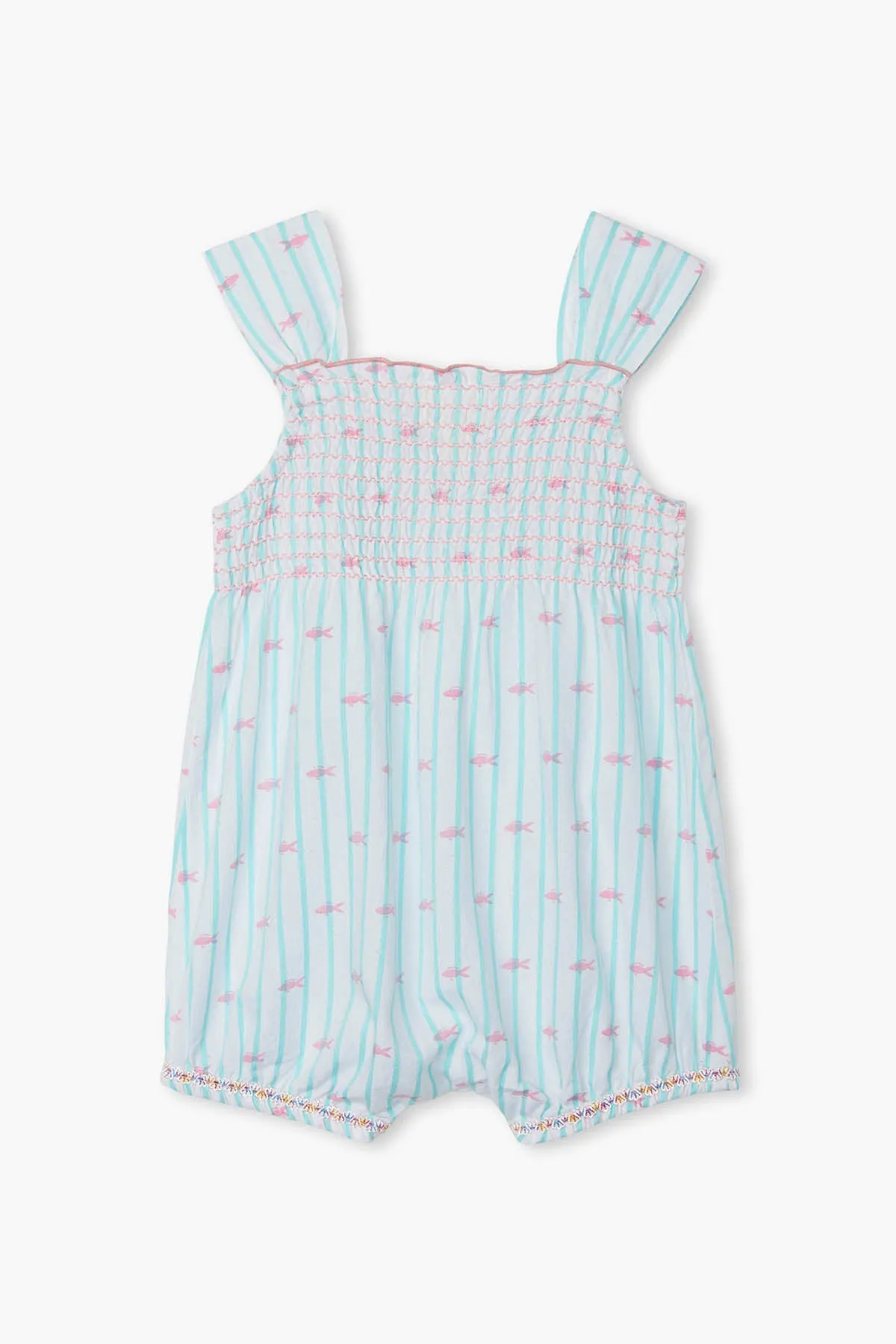 Hatley Tiny Fishies Baby Girls Romper