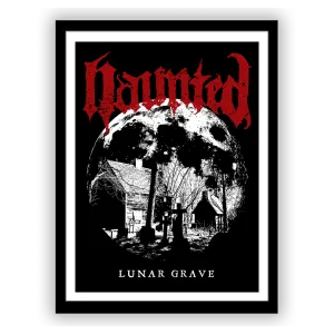 Haunted - Lunar Grave Print - Framed