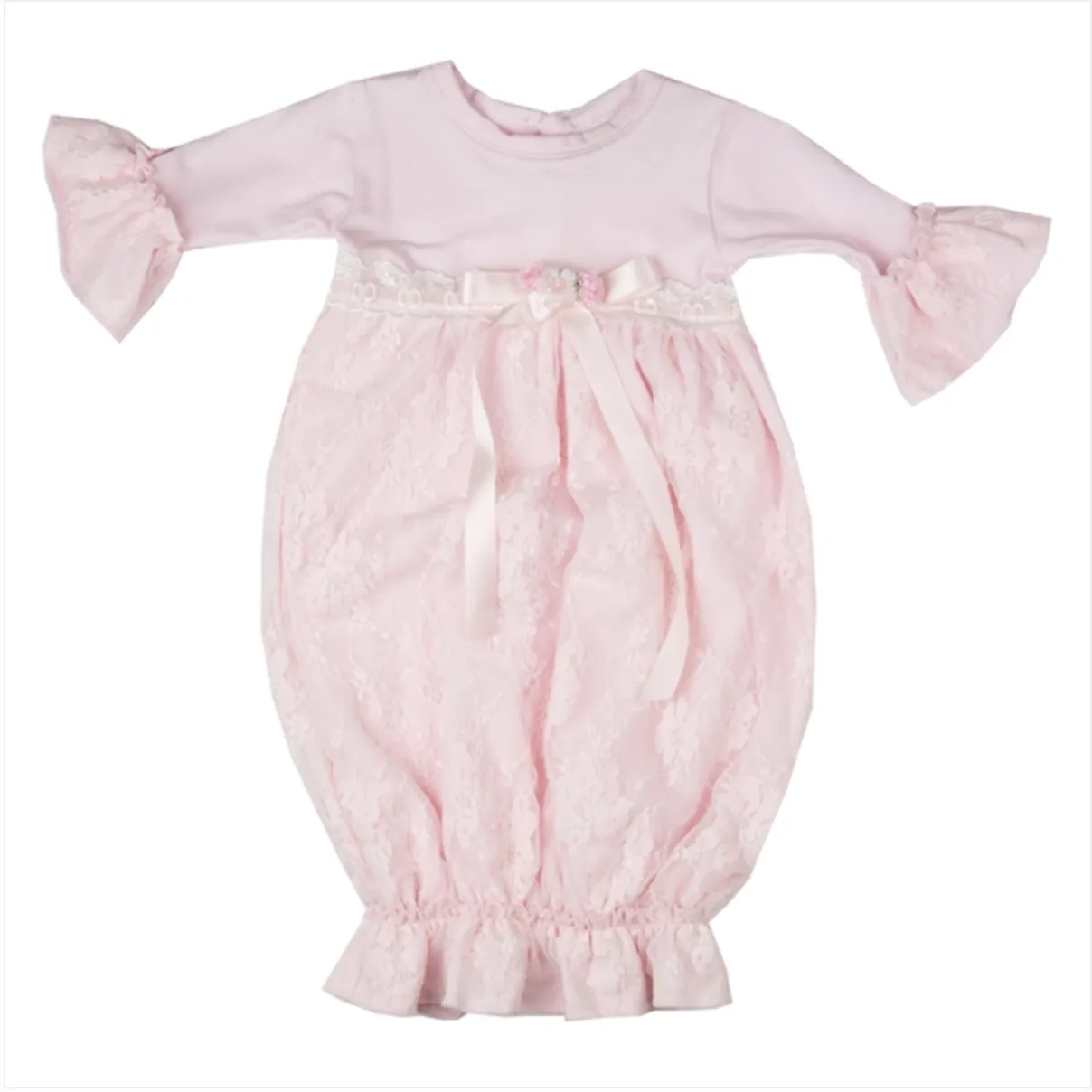 Haute Baby Sweet Rose Gown