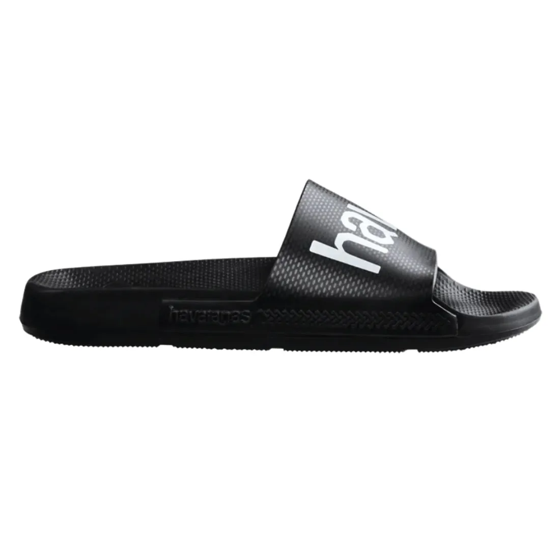 Havaianas Classic Logomania Slides - Black/Black