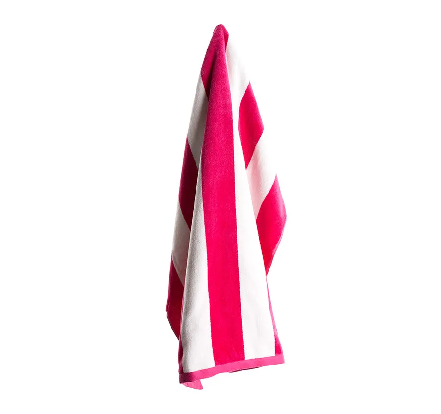 Havana 75x150cm Pool Towel Hot Pink