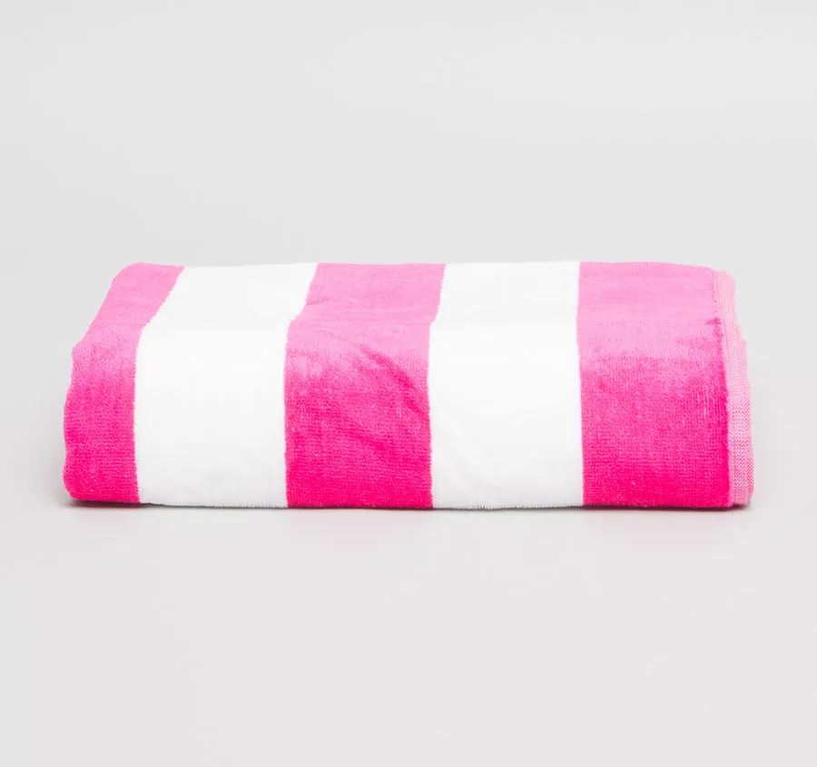 Havana 75x150cm Pool Towel Hot Pink