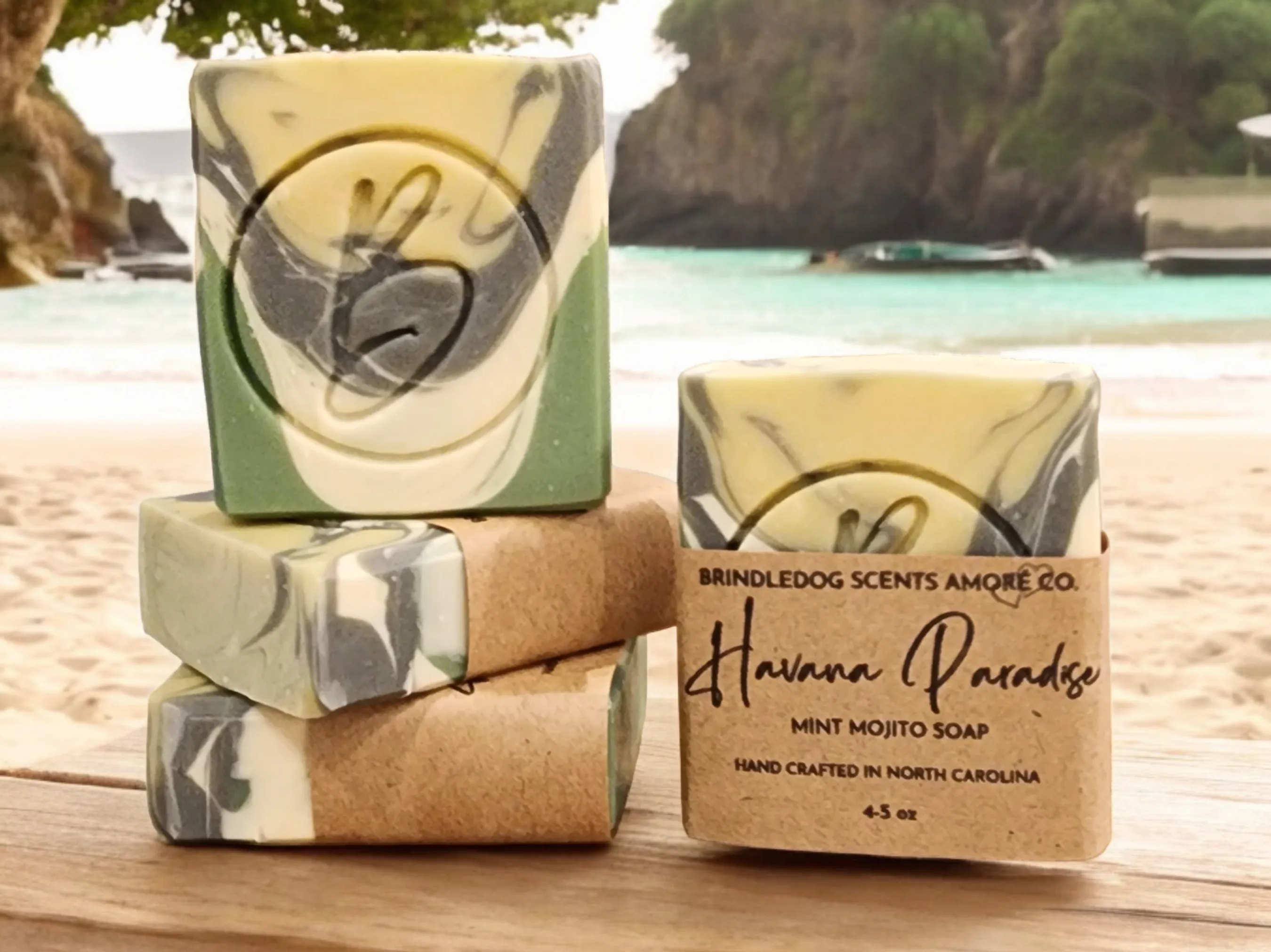 Havana Paradise- Mint Mojito Scented Soap Bar 4.5 - 5 oz