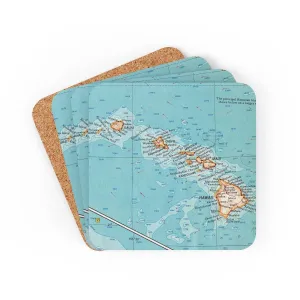 Hawaii Map Coaster