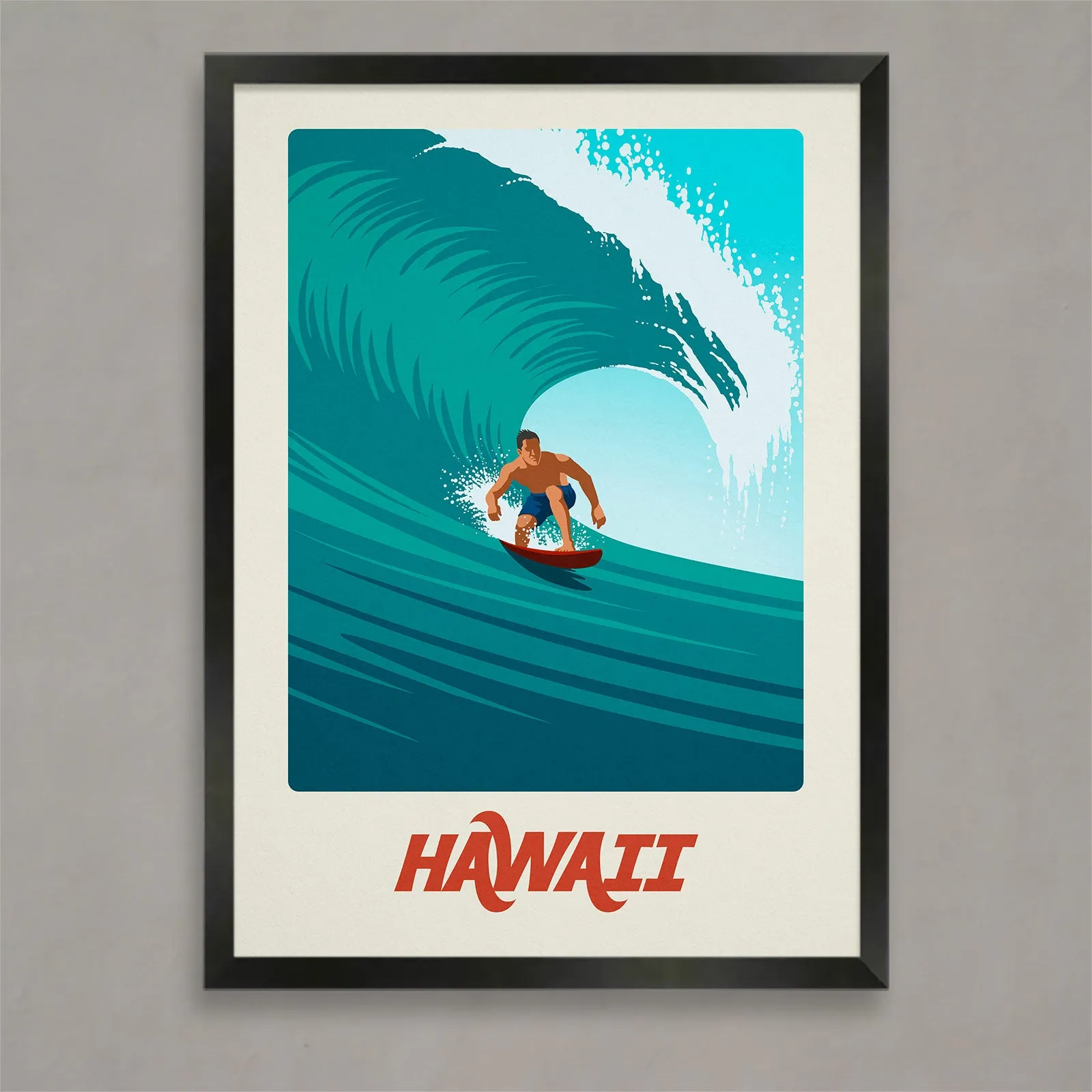 Hawaii Surf Poster