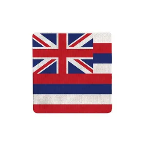 Hawaiian Flag Fabric Coaster