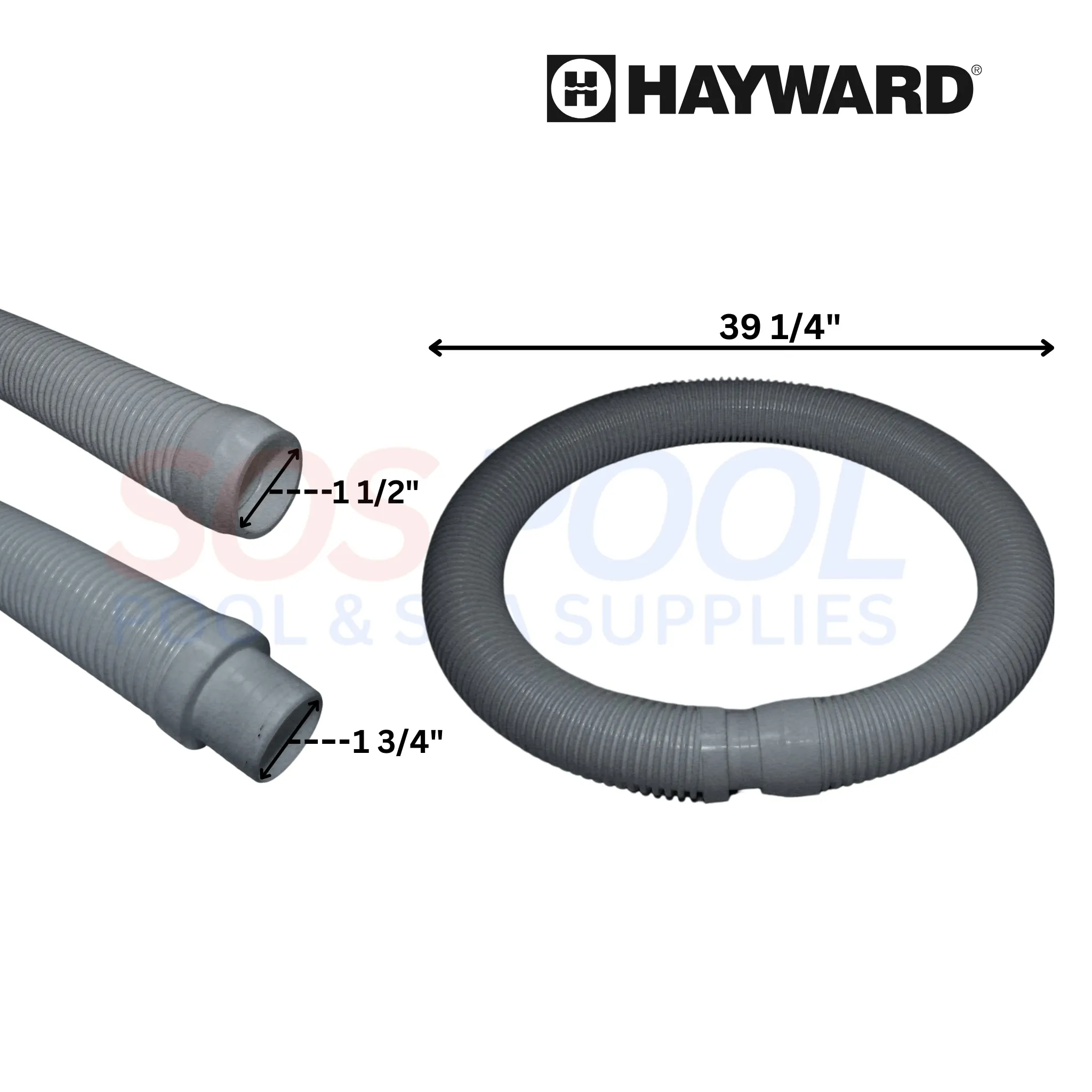 Hayward The PoolCleaner 4 Wheel Suction Cleaner with Hoses | Gray | W3PVS40GST