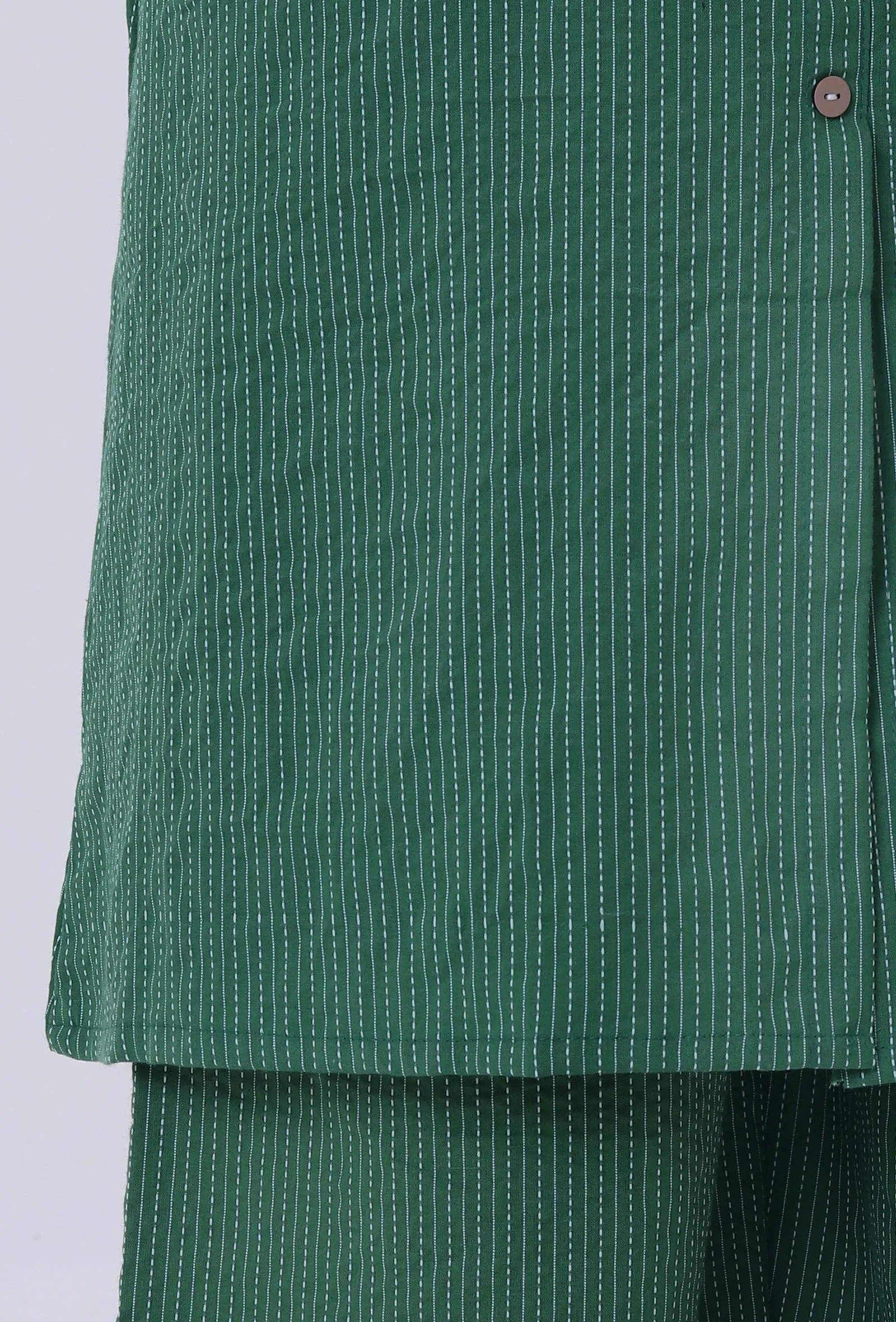 Hazel Green Cotton Kurti