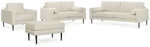 Hazela Sofa, Loveseat, Chair and Ottoman