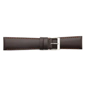 HB1-383L Long Matte Calfskin Padded Watch Strap