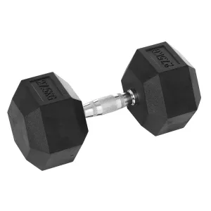 HCE Rubber Hex 27.5Kg Dumbbell