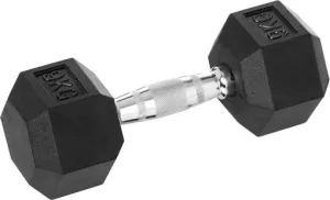 HCE Rubber Hex 9Kg Dumbbell