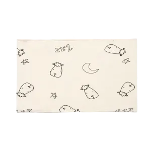 Head Pillow Case Sweet Dreams Baa Baa Yellow  - Kids