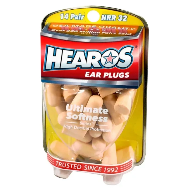 Hearos Ultimate Softness Ear Plugs (NRR 32 | 14 Pairs)