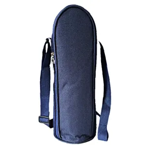 Heart Home Canvas Portable Portable WaterproofWater Bottle Cover With Adjustable Shoulder Handle & Zipper Closure, 1 Litre (Blue) - Cthh018499