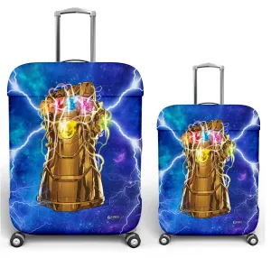 Heart Home Marvel The Infinity Gauntlet Luggage Cover | Polyester Travel Suitcase Cover | Washable | Stretchable Suitcase Cover | 18-22 Inch-Small | 26-30 Inch-Large | Pack of 2 | Sky Blue