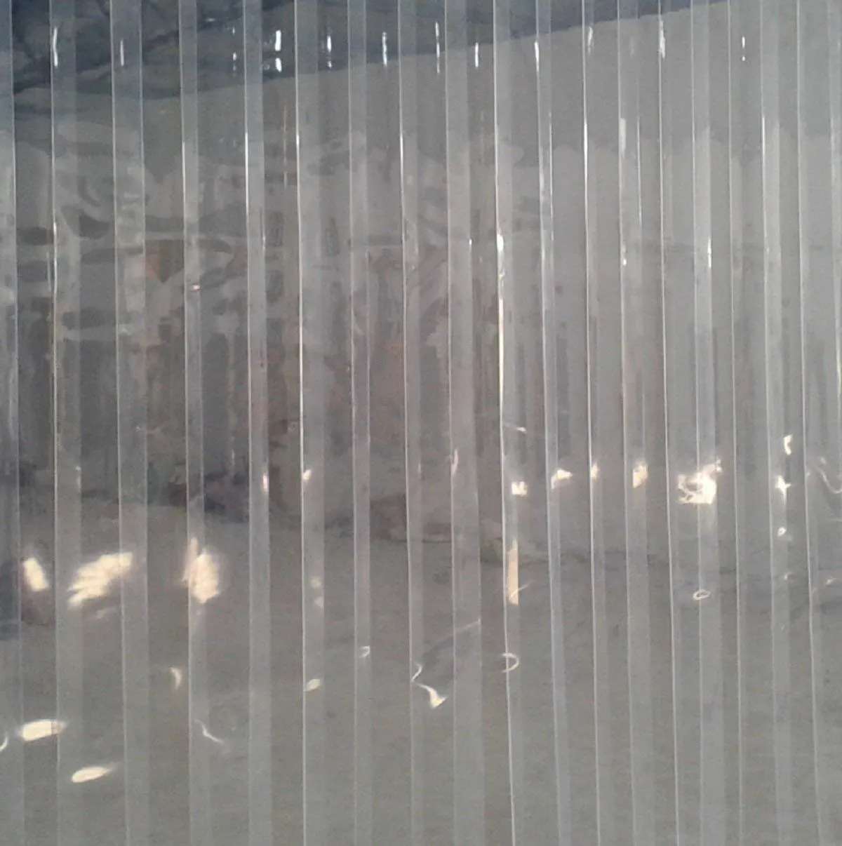 Heart Home PVC 6 Strips Transparent 0.50 MM AC Door Curtain(Width-54 Inches X Height-96 Inches) 9 Feet - CTHH07442