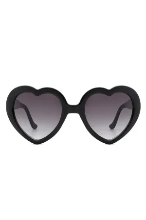 Heart Sunglasses - Black