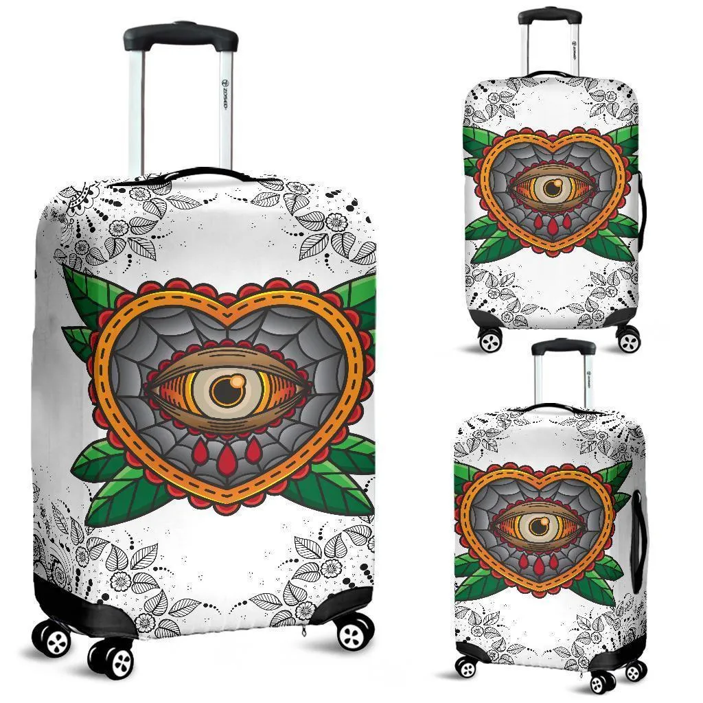 Heart with Hamsa Luggage Cover