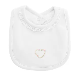 Heart with Roses Bib