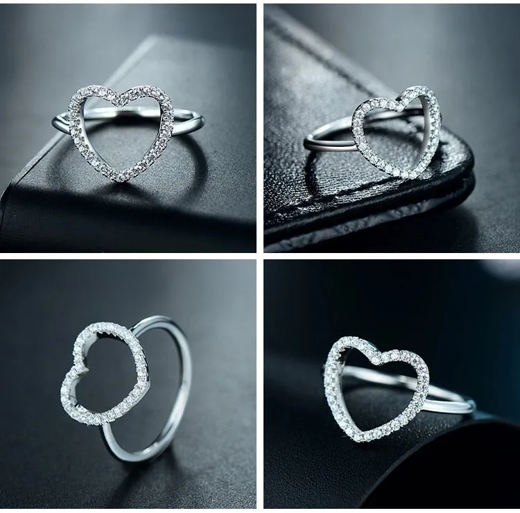 HEART ZIRCONIA RING