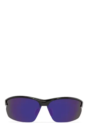 Heat Waves Sporty Shield Sunglasses - Blue