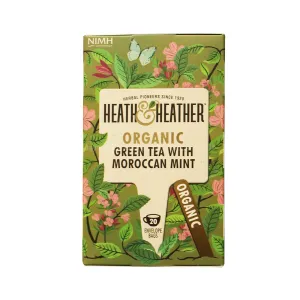 Heath & Heather Organic Green Tea with Moroccan Mint Tea 20pcs/pack