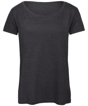 Heather Dark Grey - B&C Triblend /women