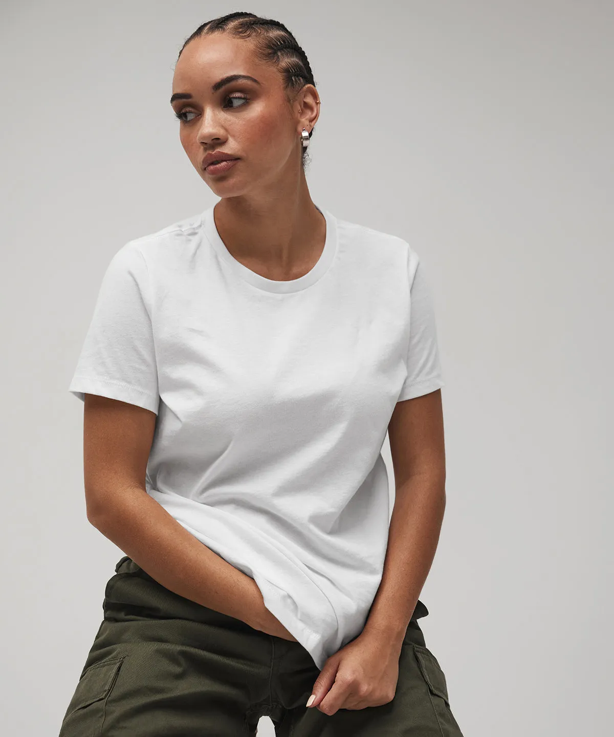 Heather French Vanilla - Women's relaxed Jersey short sleeve tee