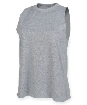 Heather Grey - High neck vest