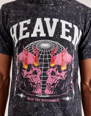 Heaven Tee (Acid Black) - UB2018ACDBLK