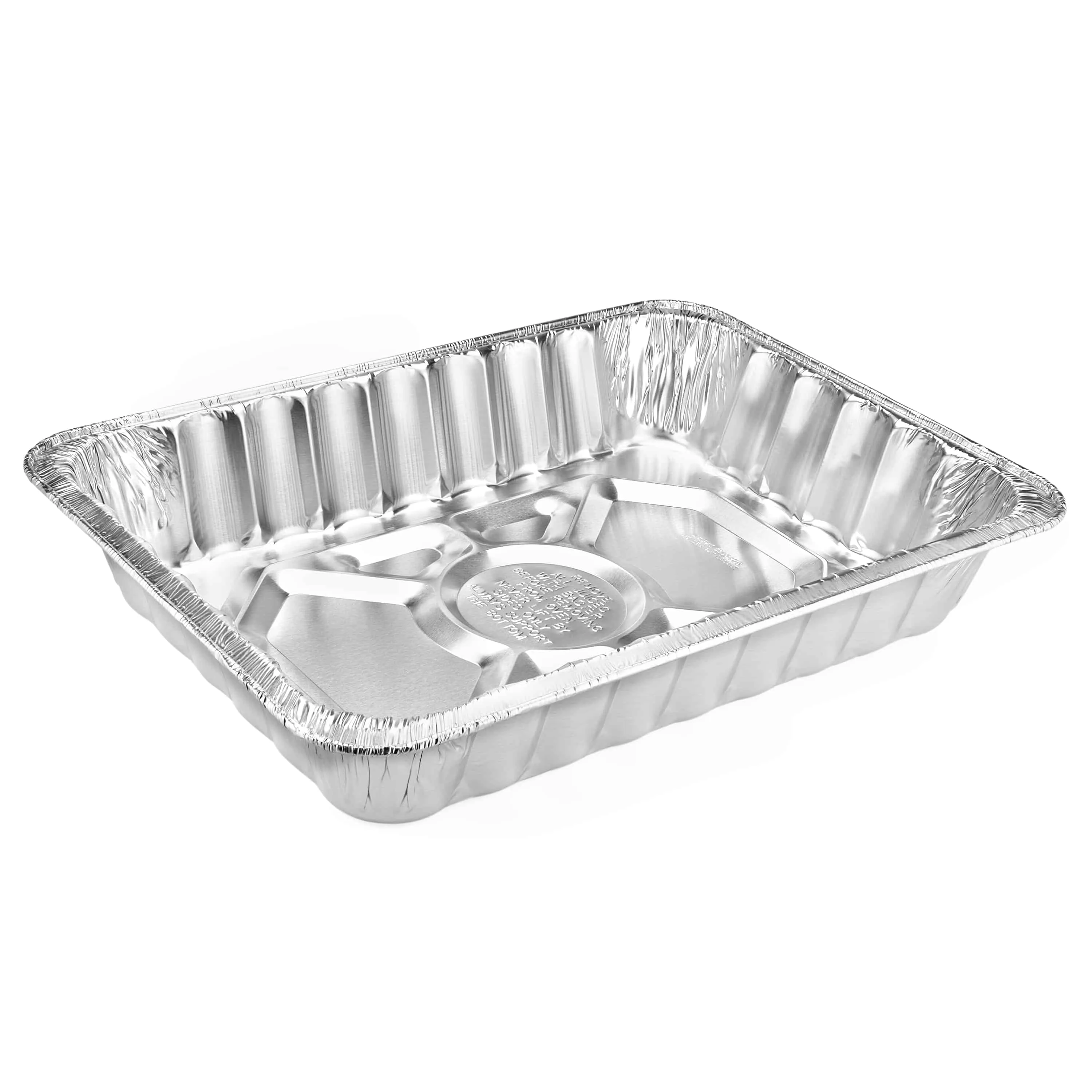 Heavy Duty Aluminum Foil Large Rectangular Rack Roaster 17.75" L X 13.125" W X 2.375" D [100 Count]