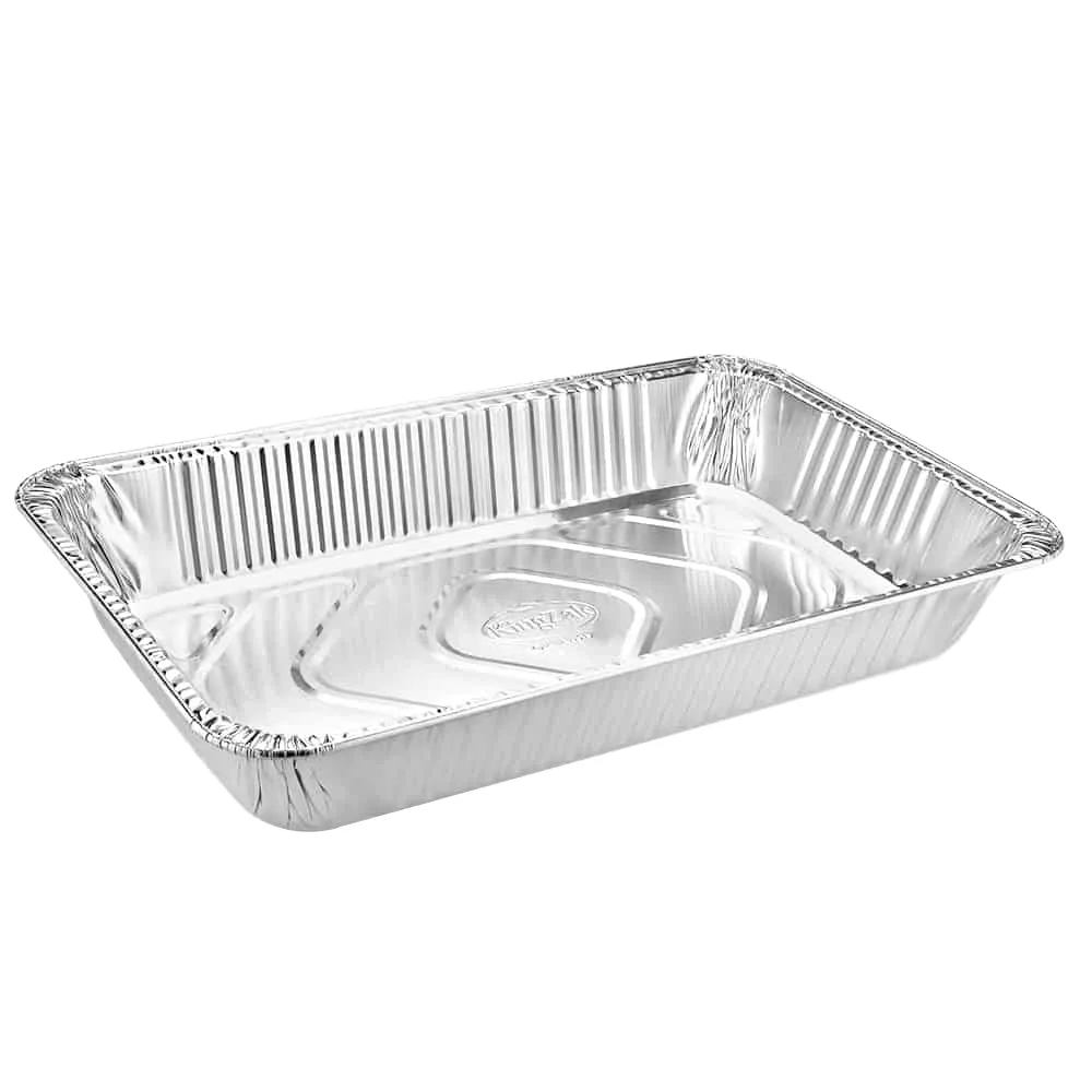 Heavy Duty Full Size Foil Steam Table Pan Medium 21X13 [50 Count]