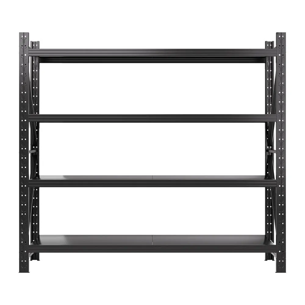 Heavy-Duty Garage Shelving Unit, Industrial Steel, 4 Tiers - Giantz