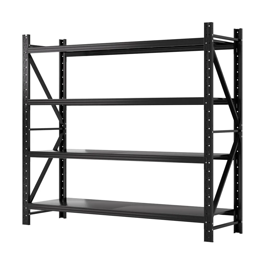 Heavy-Duty Garage Shelving Unit, Industrial Steel, 4 Tiers - Giantz