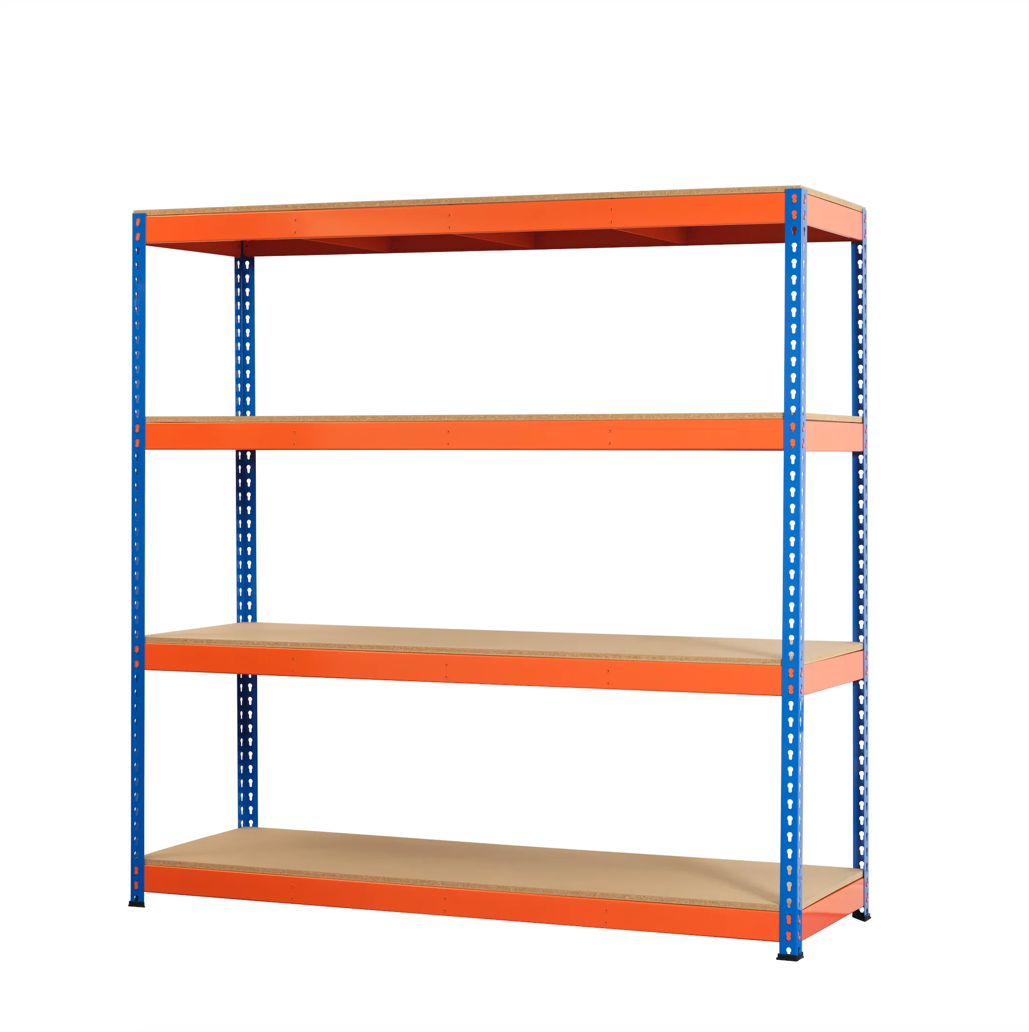 Heavy Duty Industrial Shelving Unit 4 Levels - 1800mm H x 1800mm W x 600mm D - 400KG's UDL Per Shelf