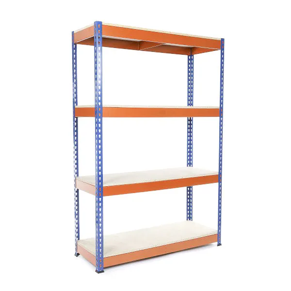 Heavy Duty Industrial Shelving Unit 4 Levels 2200mm High - Select Your Size | 400KG's UDL Per Shelf