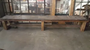 Heavy Duty Wooden Bench