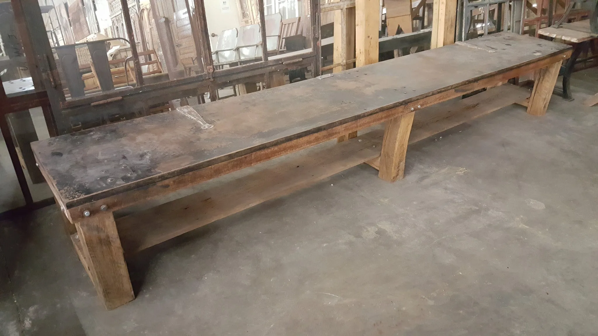 Heavy Duty Wooden Bench