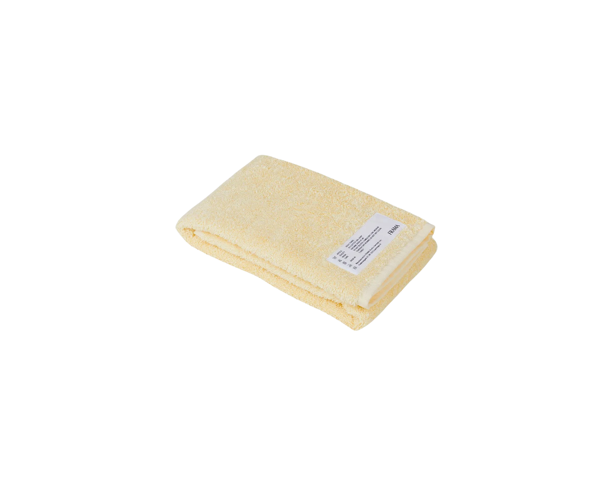 Heavy Towel | Pale Yellow | Hand Towel