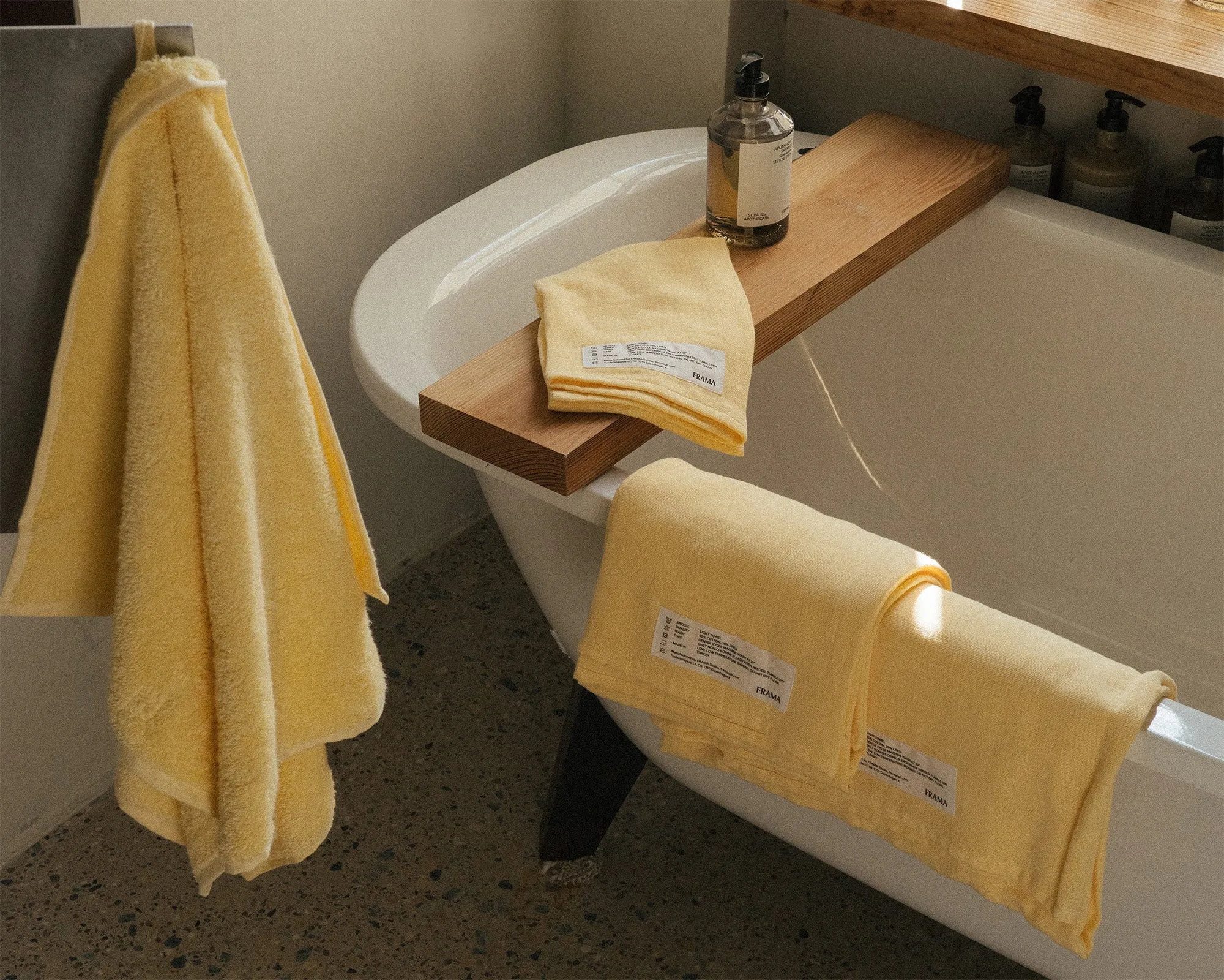 Heavy Towel | Pale Yellow | Hand Towel