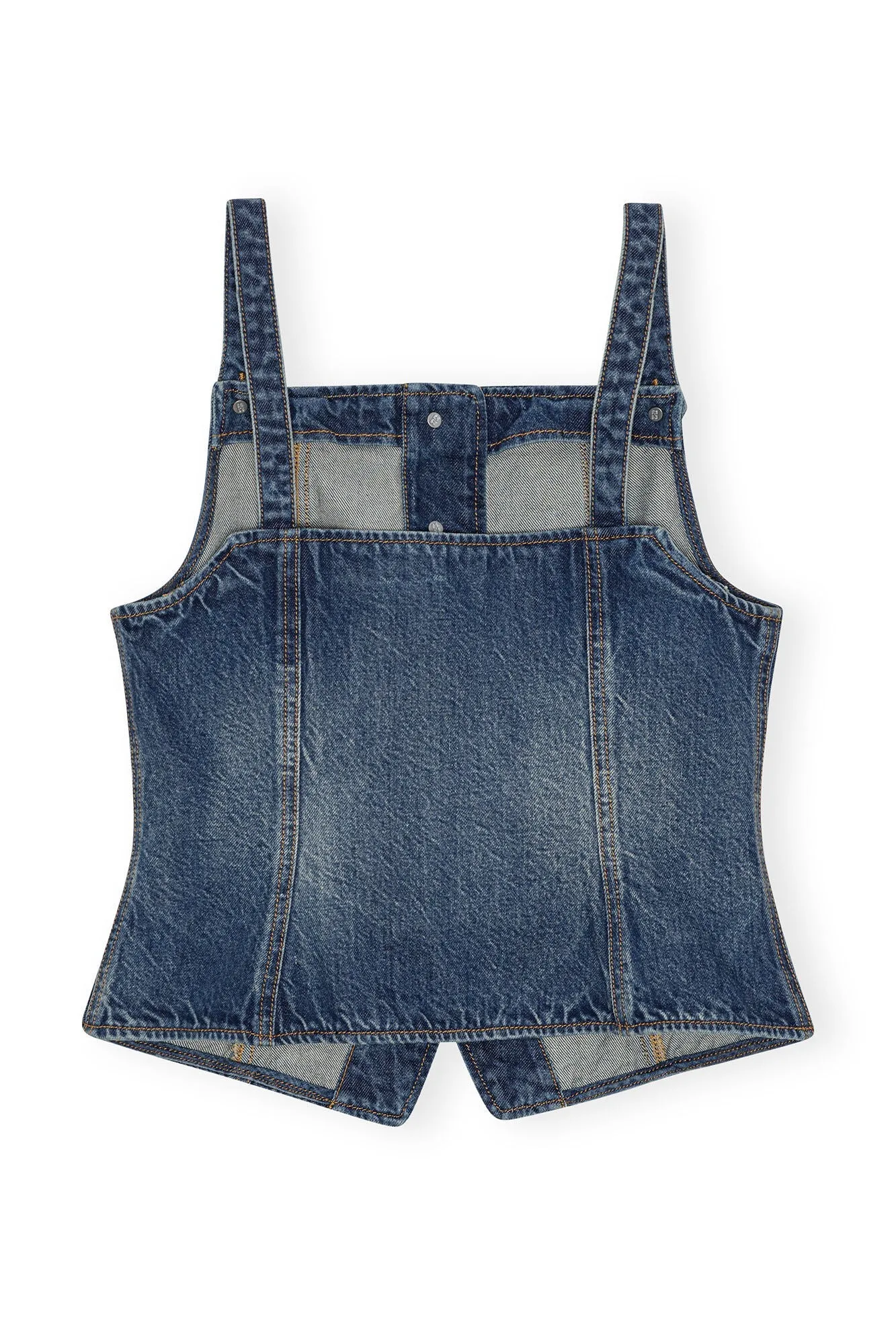 Heavy Washed Denim Top